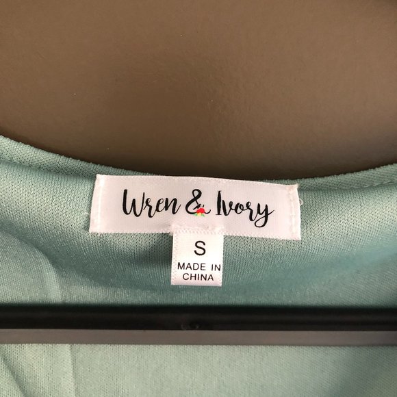 Wren and Ivory Tempest Dress in Sage - Picture 4 of 4